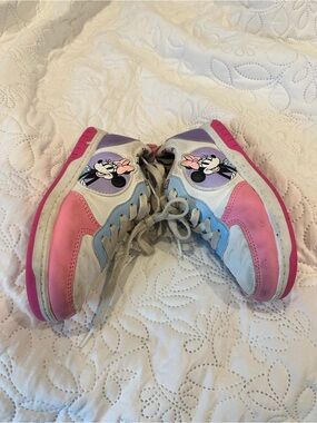 Kids Minnie Mouse Pink & Purple Fashion Sneakers